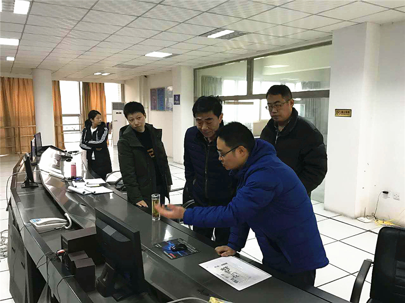 市公用事業局督查杰陽排水公司春節前安全生產工作