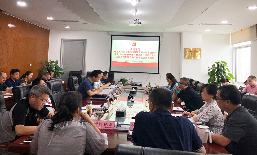 集團公司傳達學習德陽市落實中央生態環境保護督察“回頭看”反饋意見整改工作推進會暨生態環境保護委員會工作會精神