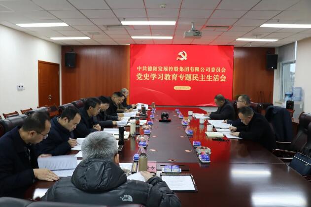 德陽發展集團黨委召開黨史學習教育專題民主生活會